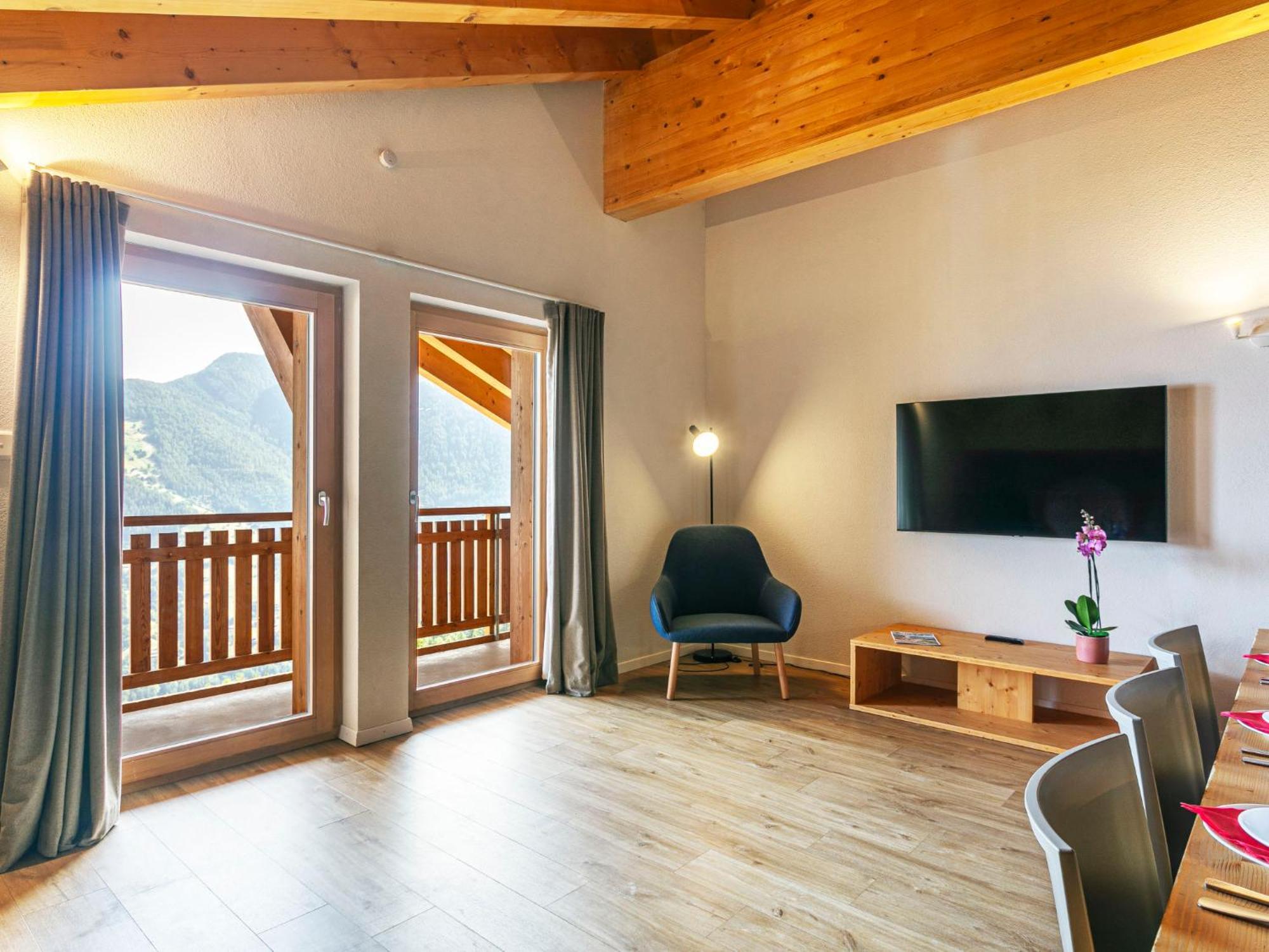 Apartment T-Resort La Tzoumaz 4P8 Vue Vallee By Interhome Exterior foto