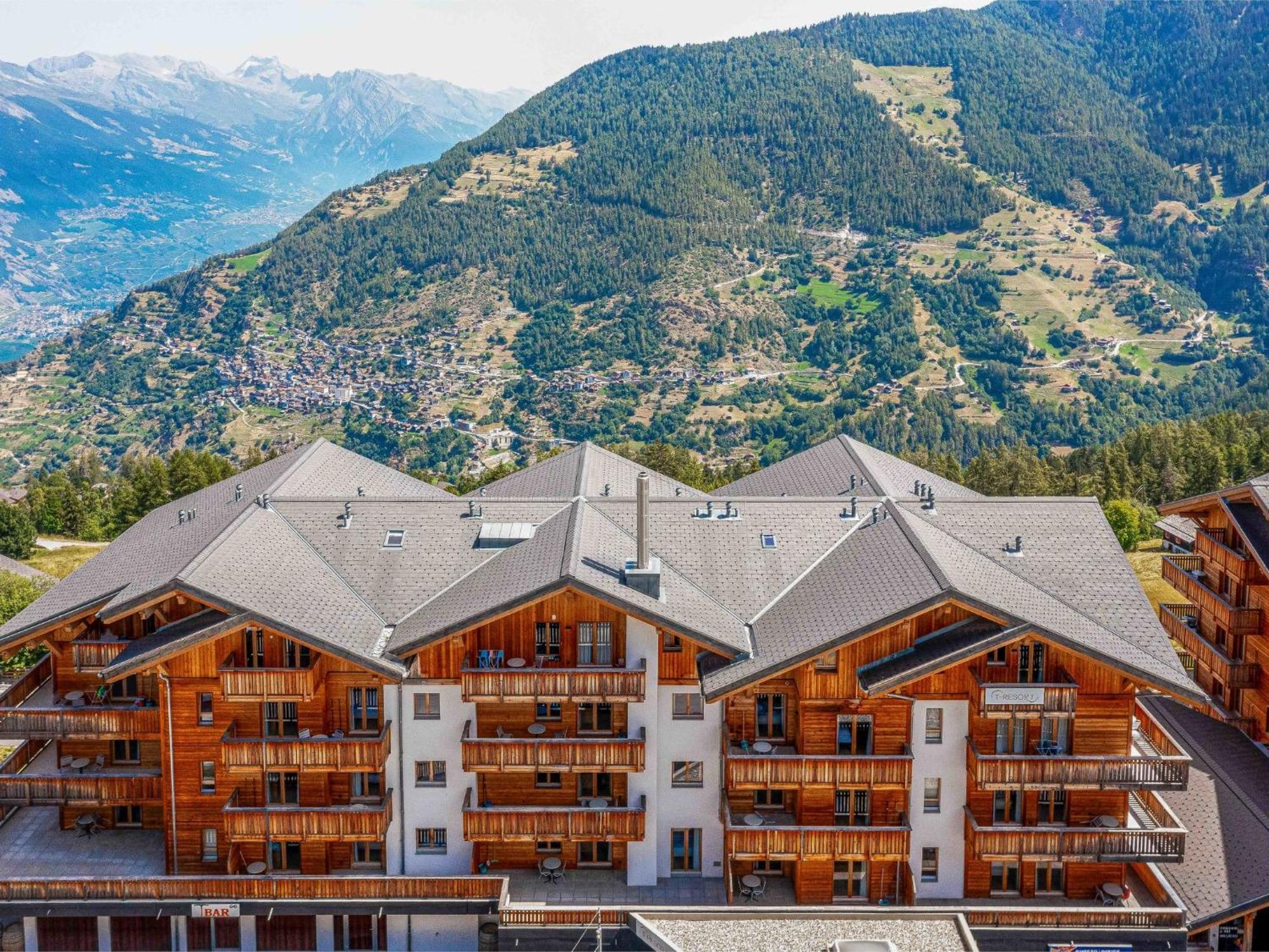 Apartment T-Resort La Tzoumaz 4P8 Vue Vallee By Interhome Exterior foto