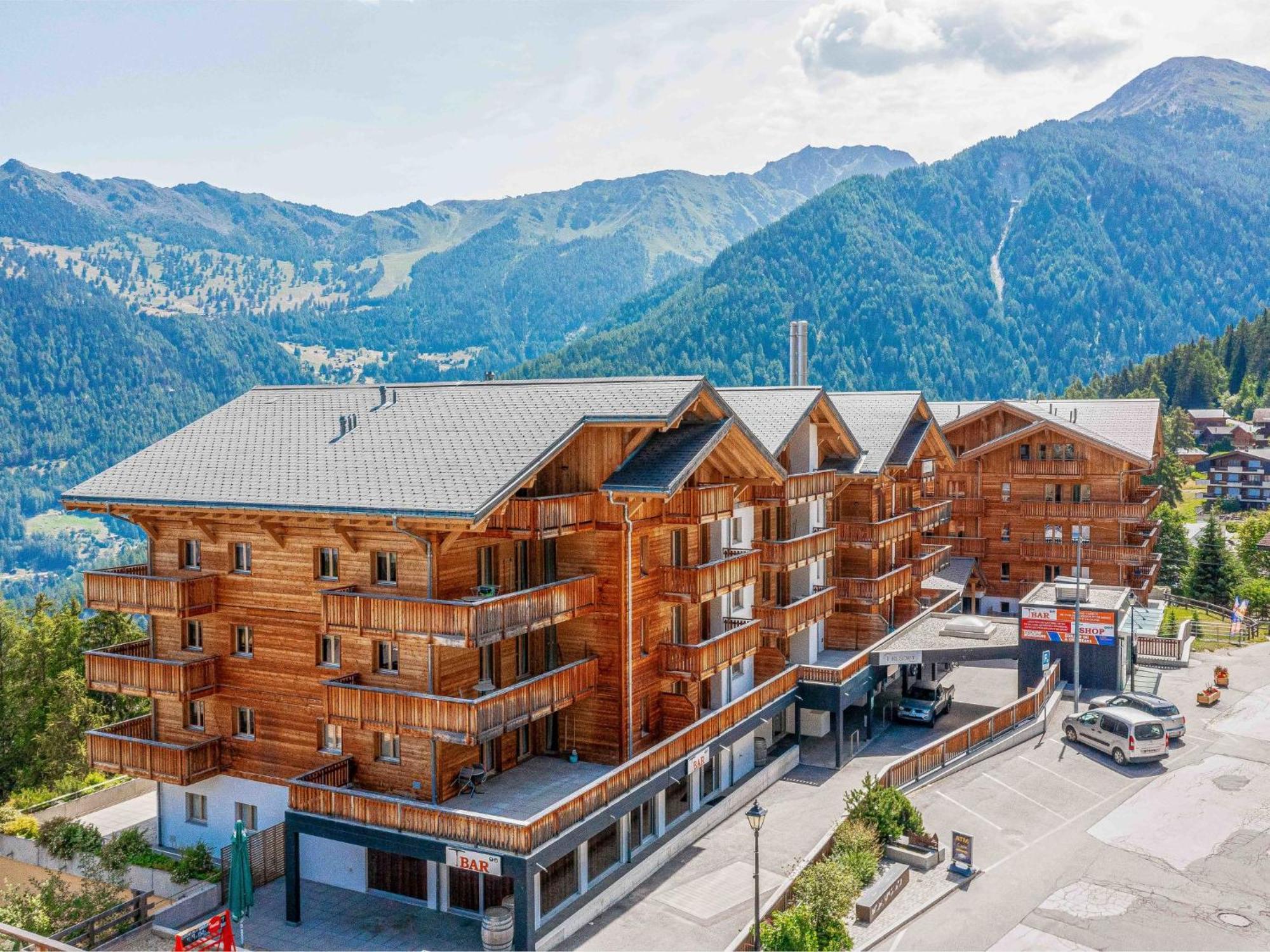 Apartment T-Resort La Tzoumaz 4P8 Vue Vallee By Interhome Exterior foto
